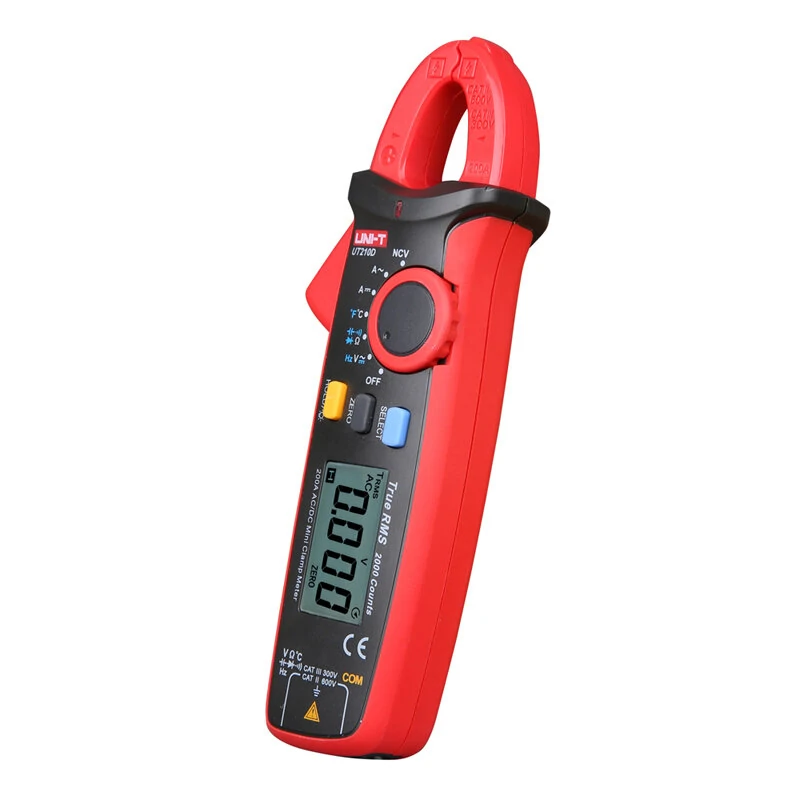 UNI-T UT210D Digital Clamp Meter - AC/DC Current, Temperature, Capacitance - Image 4