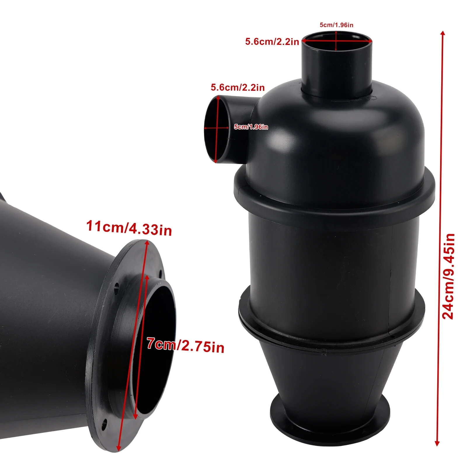 Cyclone Filter Dust Separator for Vacuum Cleaner | 24cm High Efficiency - Image 4