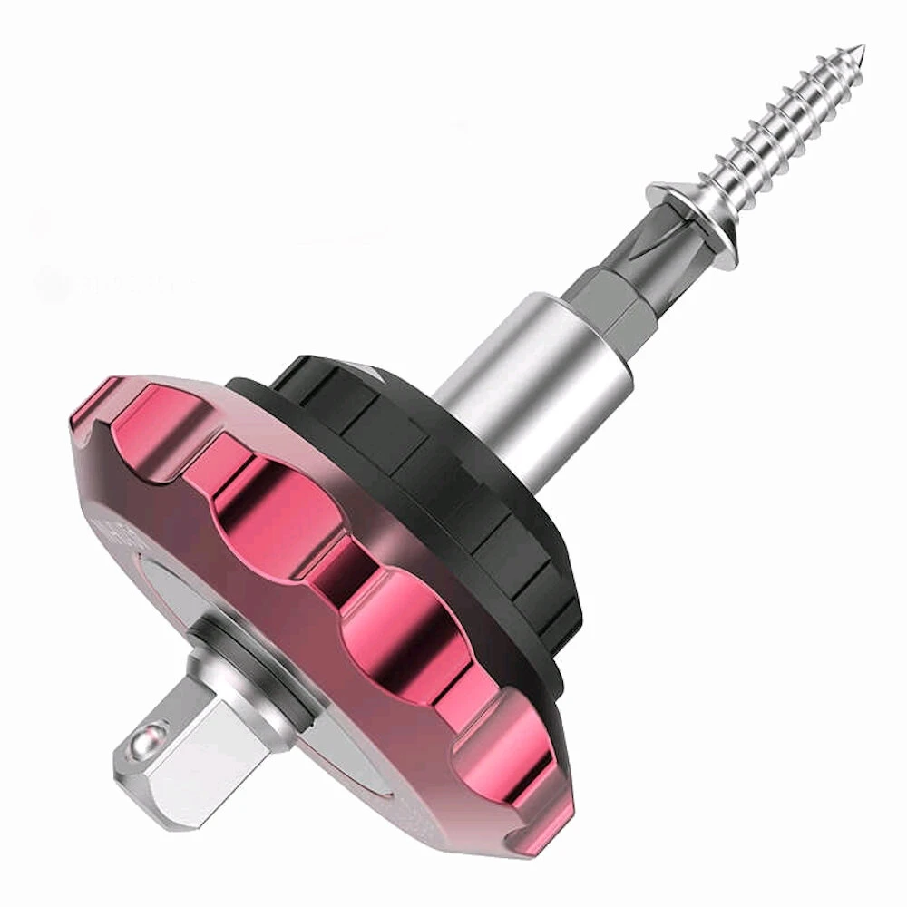 BROPPE Palm Thunder Ratchet Screwdriver Bit Set - Cross & Hexagon Socket - Strong Magnetic - Image 2
