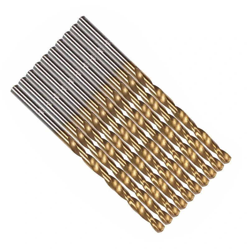 HSS Titanium Coated Drill Bit Set - 50PCS 1-3mm High Speed Steel Twist Bits - Image 3
