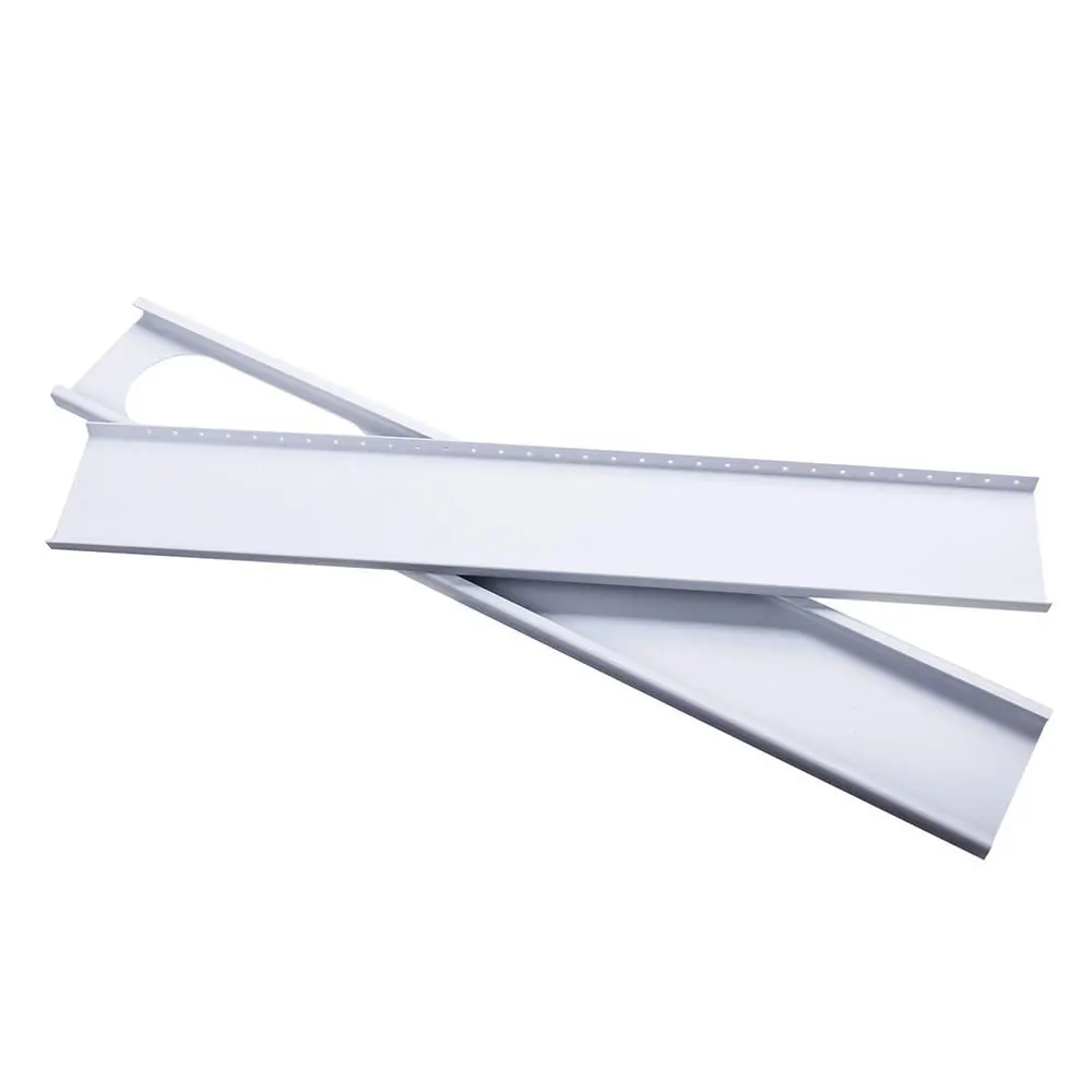 2pcs Adjustable Window Slide Kit - 67.5-120cm AC Wind Shield Plate for Air Conditioner - Image 2