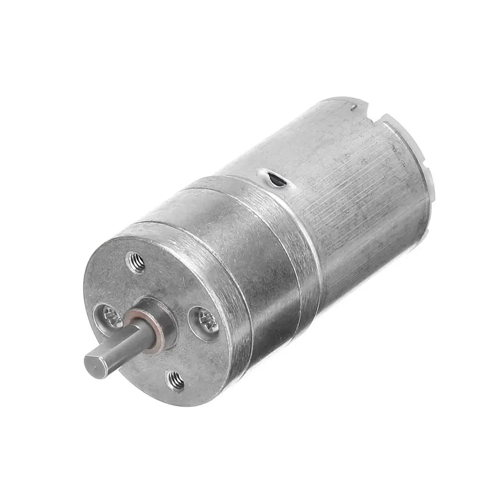 Chihai DC 7.4V Geared Motor - 340 or 550 RPM with Bracket & Wheel - Image 3