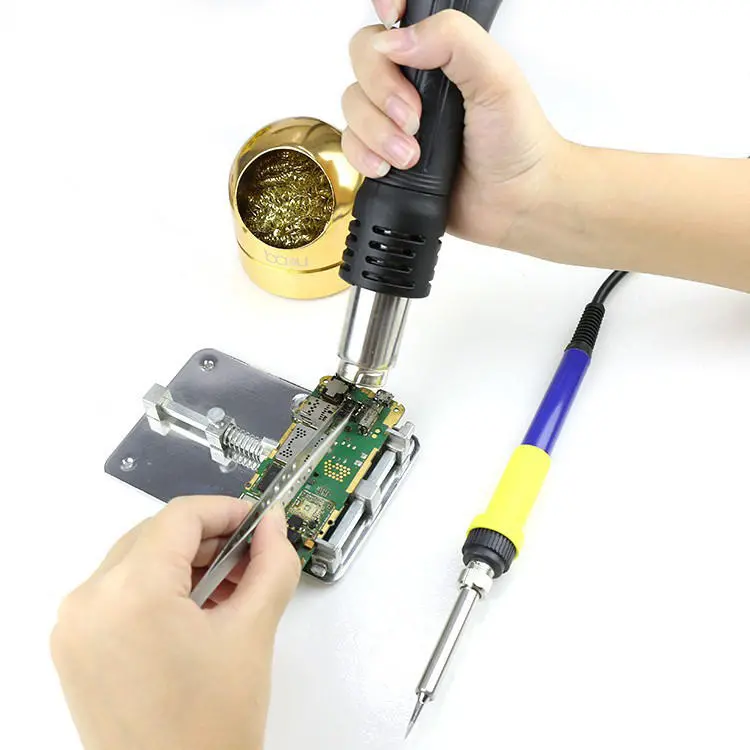 BAKU BK-878L2 700W 220V EU Plug 2-in-1 Soldering Iron Hot Air Gun - Image 5