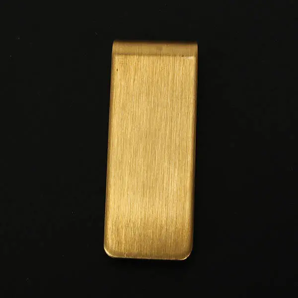 Brass Money Clip Wallet - EDC Note Holder for Men & Women - Retro Copper Design - Image 5
