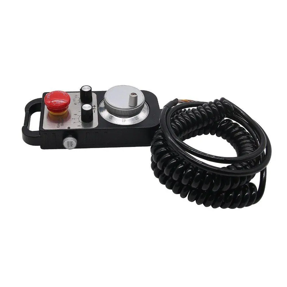 Machifit 6 Axis CNC MPG Pendant - Manual Pulse Generator with Emergency Stop - Image 4