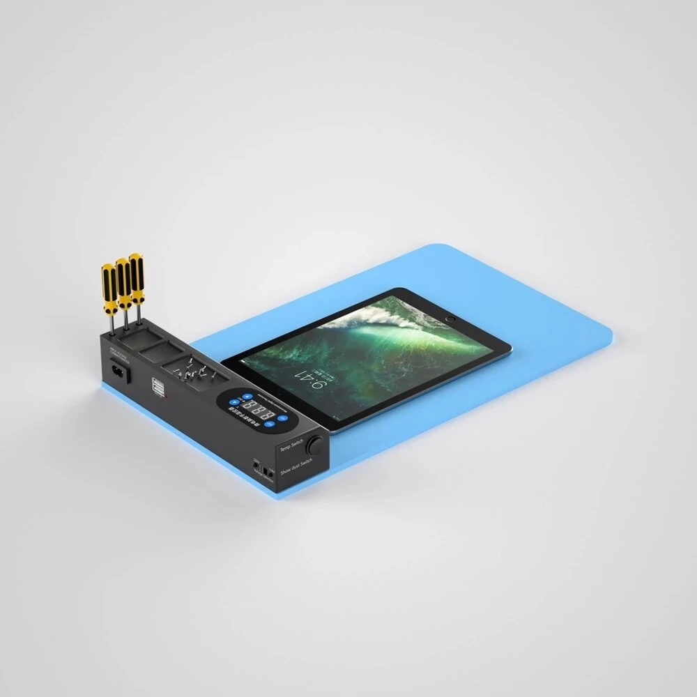 WL-1805 LCD Screen Separator | 220V/110V Hot Plate with Dust Check Light for Phone Repair - Image 4