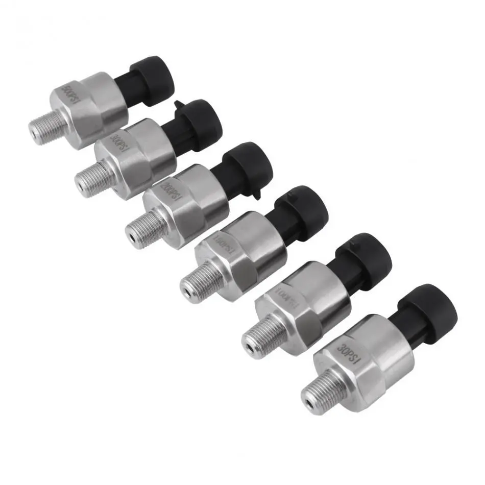 Stainless Steel Pressure Sensor - 5V DC 1/8NPT Thread for Oil Fuel Air Water - Image 5