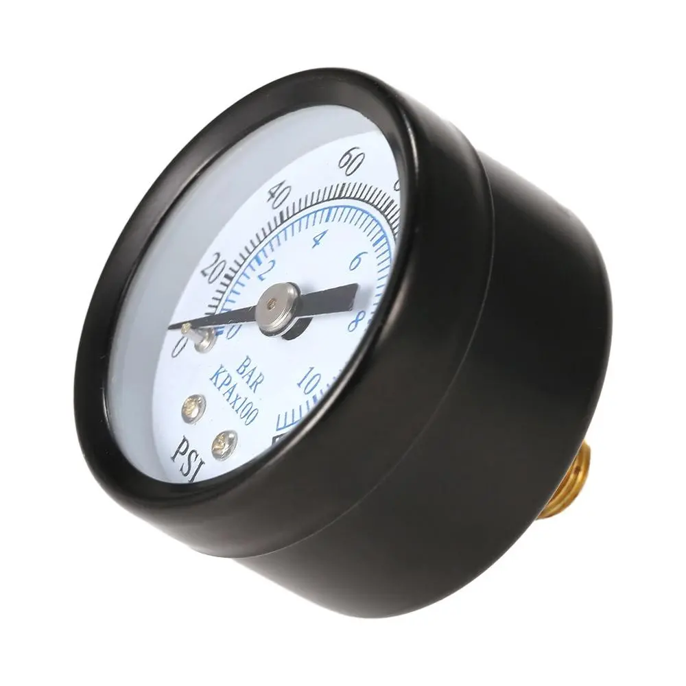 TS-40-10 Air Pressure Gauge | 1/8 Inch 160 PSI 0-10bar | Double Scale Compressed Air - Image 3