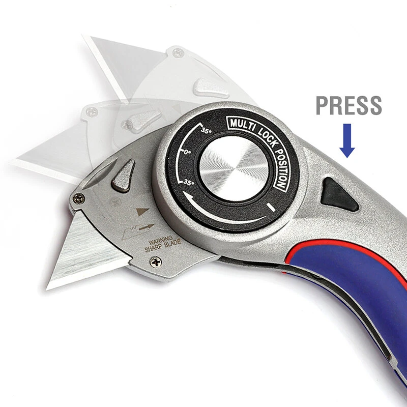 WORKPRO Folding Utility Knife - Aluminum Handle Pipe Cutter | Security Knife - Image 5
