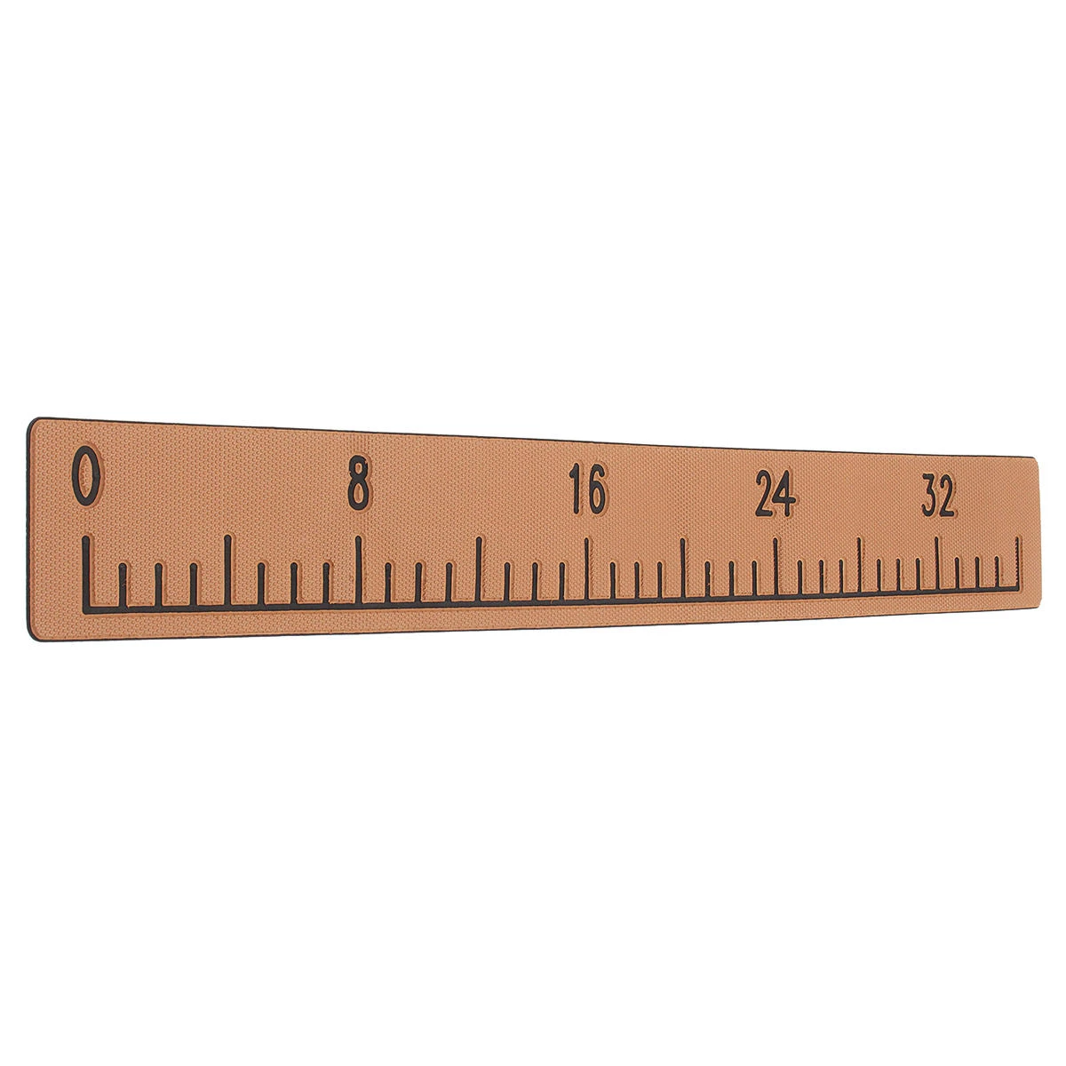 EVA Foam Ruler for Boats | 0-32 Inch | 1000x150x6mm Faux Teak Grey - Image 3