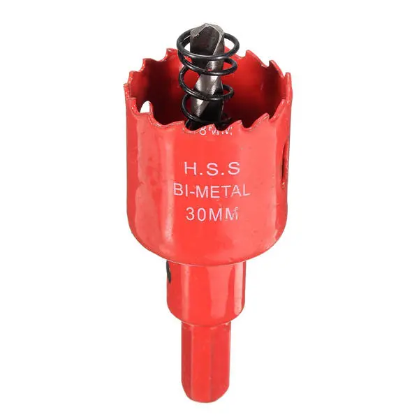 HSS Drill Bit Hole Saw Cutter Set - 16/20/25/30/35mm For Wood, Metal & Steel - Image 5
