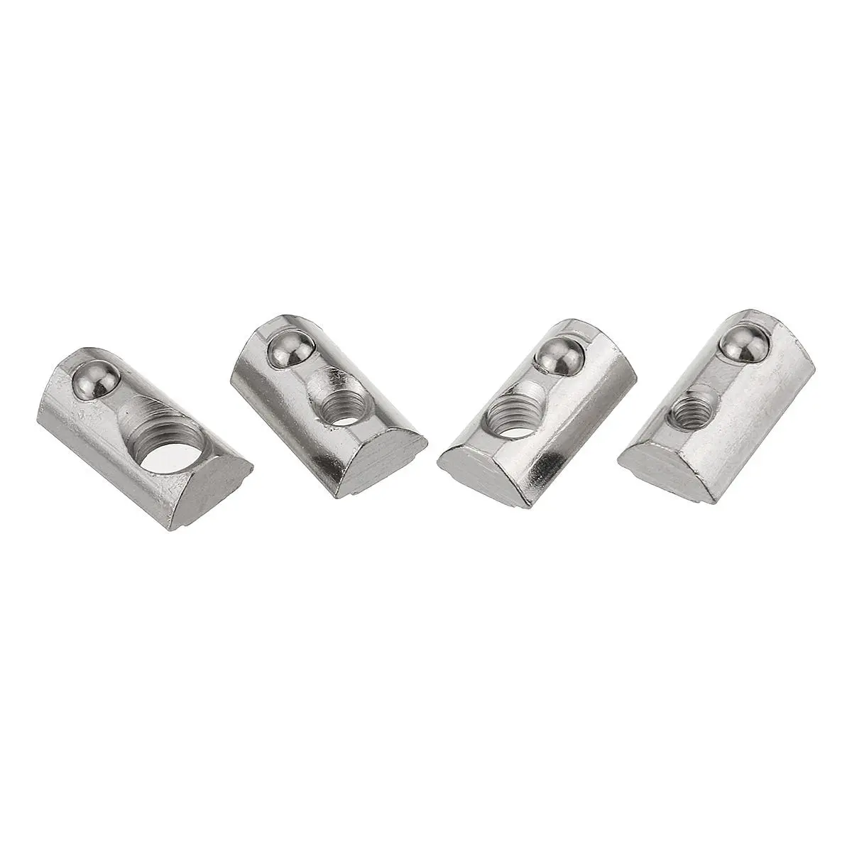 45 Series Spring Nut - 50pcs for 45 Aluminum Profile T-Slot | Round Roll Elastic Nut - Image 2