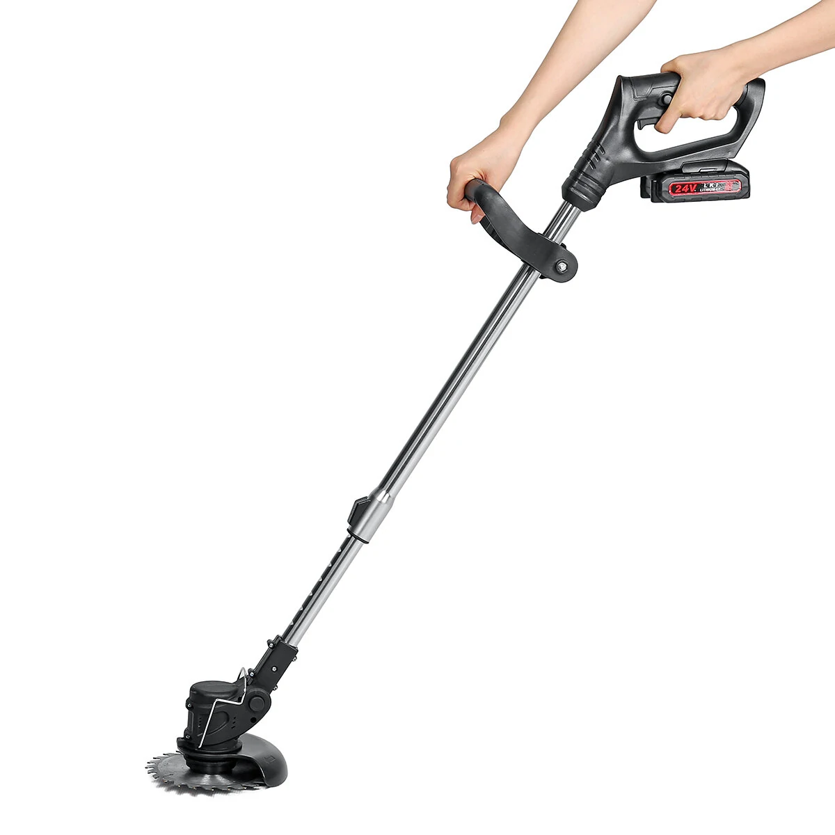 12V/24V Cordless Electric Lawn Mower & Weeder - Portable for Farm & Household - Image 2