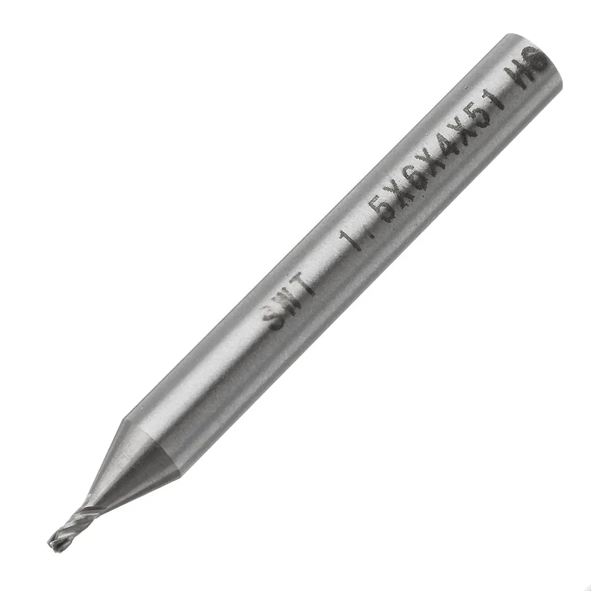 Drillpro 10pc 1.5-6mm HSS 4 Flute End Mill 6mm Shank CNC Drill Bit Set - Image 4