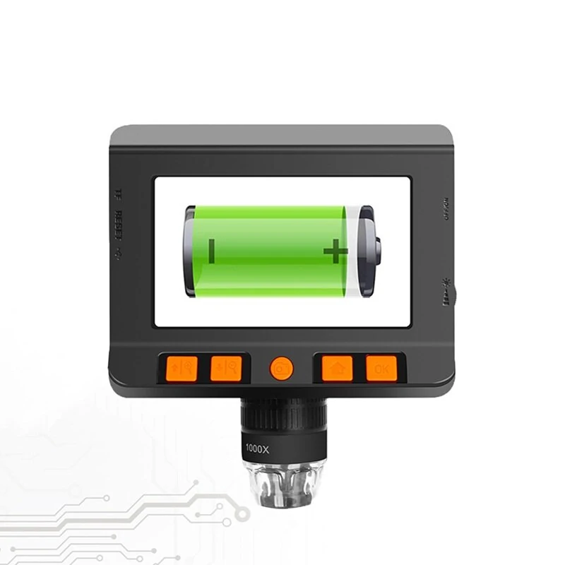 P110 Digital Microscope - 4.3 Inch 1080P Rotatable Screen | 1000X Magnification & 8 LED Lights - Image 4