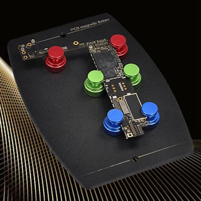 KGX PCB Board Holder Fixture with 6 Magnetic Pins | Soldering Platform for Mobile Phone Repair - Image 5