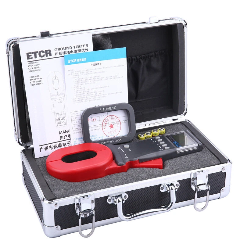 ETCR2000A+ Digital Clamp Ground Resistance Tester | 0.01-200Ω Meter - Image 5