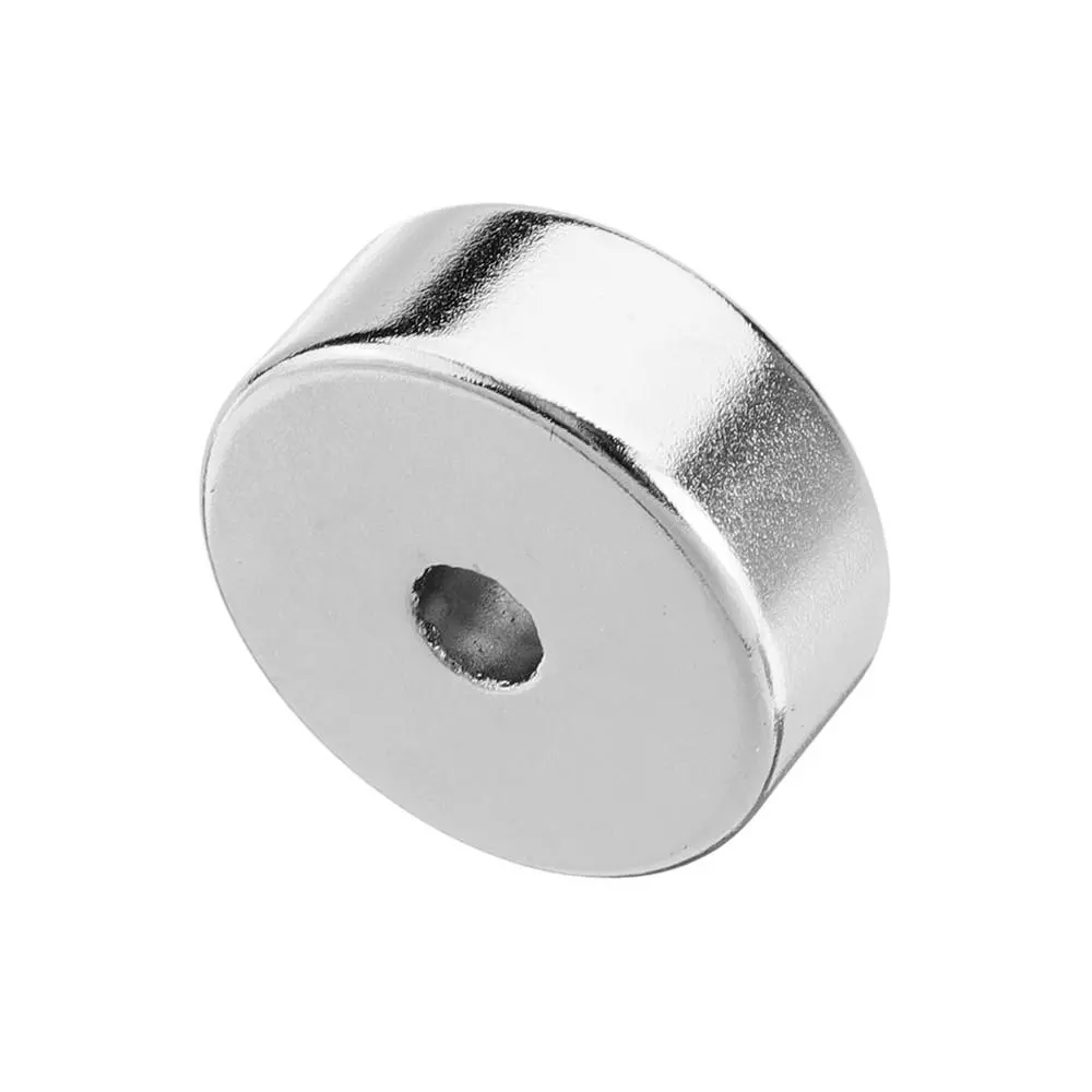 Effetool 2pcs 25mm x 10mm Round Neodymium Magnets - 5mm Hole - Rare Earth - Image 5