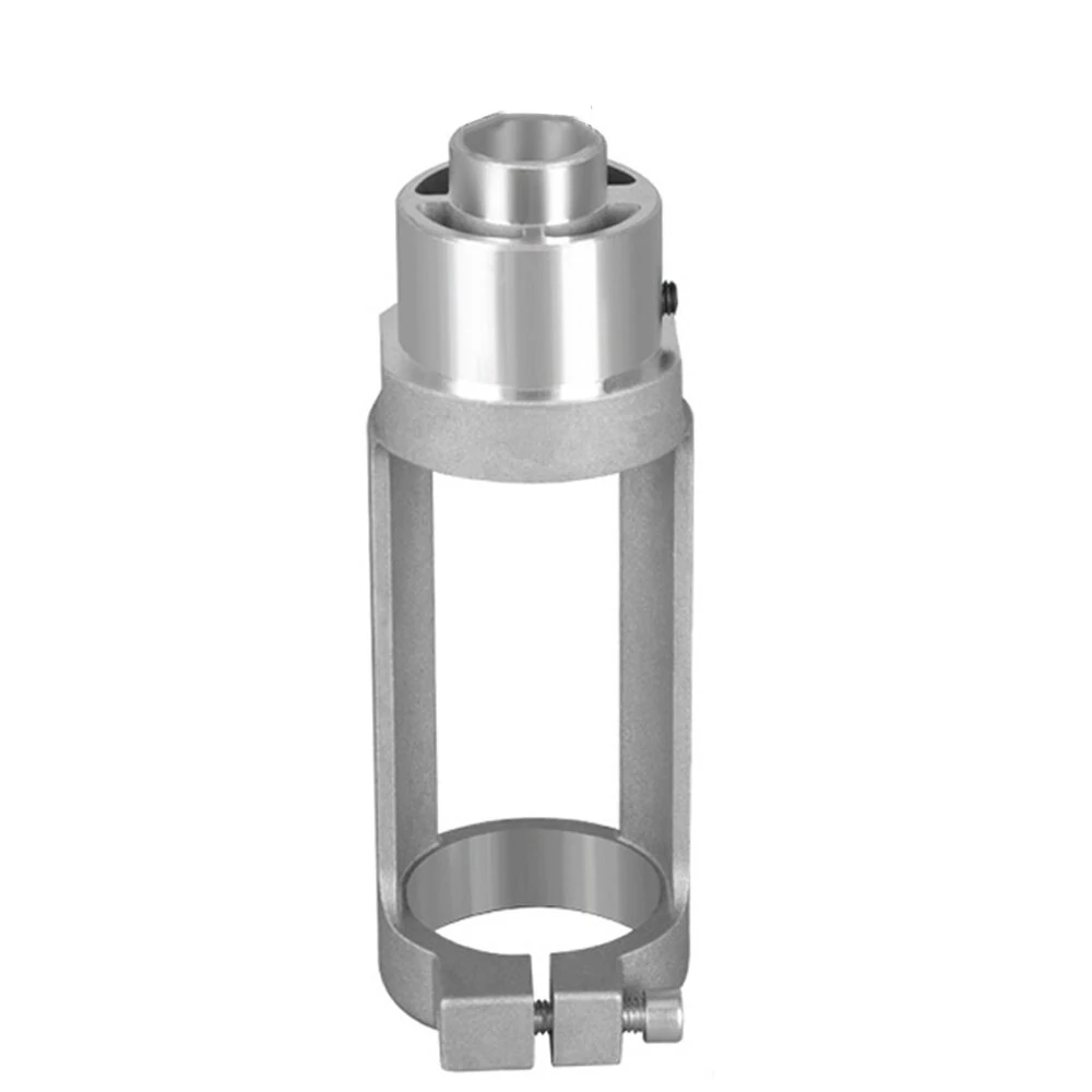 Cast Aluminum Square Hole Drill Bit Adapter - 20mm Width for 38-43mm Pipes | Durable Woodworking Tool - Image 2
