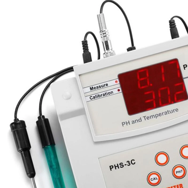 PHS-3C Portable pH & Temperature Tester | 2-in-1 Automatic Calibration - Image 3