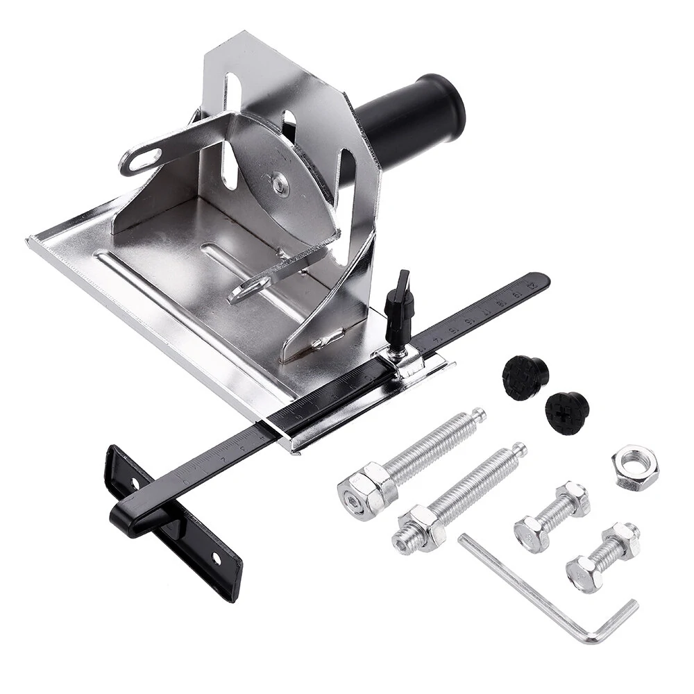 Drillpro Angle Grinder Stand - Adjustable Cutting Bracket with Base Plate Cover - Image 2