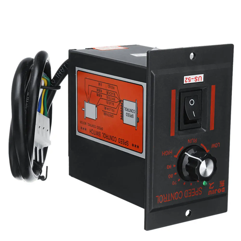 220V 250W Motor Speed Controller - 90~1700RPM Variable Speed Control Switch - Image 2