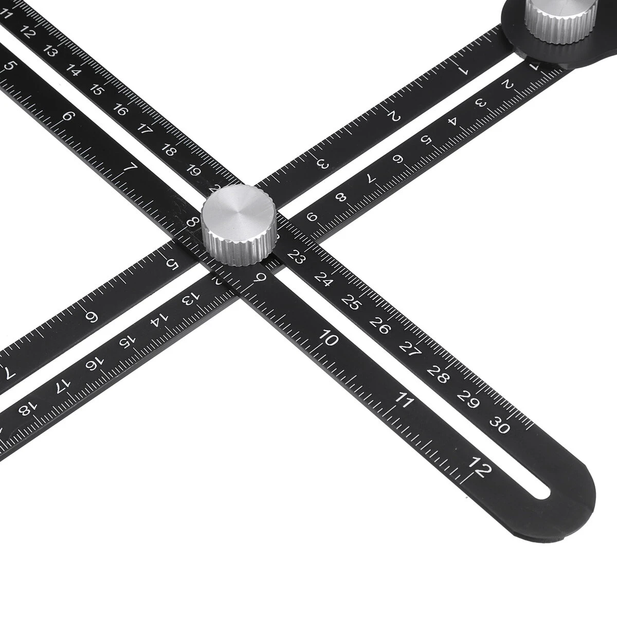Multi Angle Adjustable Ruler & Drill Hole Locator - Measuring Template Tool - Image 5