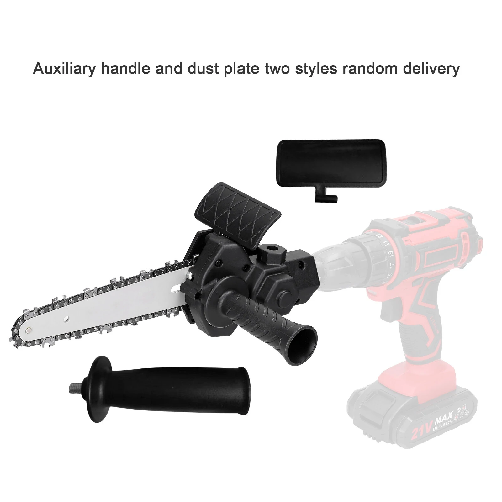 6 Inch Portable Electric Chainsaw Drill Adapter Kit | Pruning Saw Conversion Head - Image 3