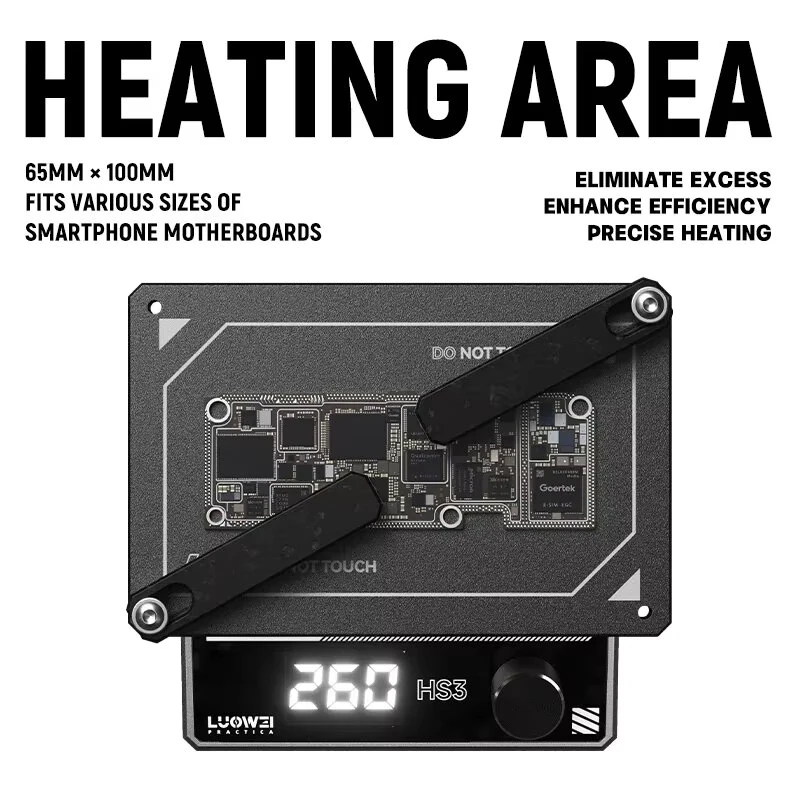 LW-HS3 Preheating Station | 99W PD Fast Heating | Adjustable Temperature Tool - Image 4