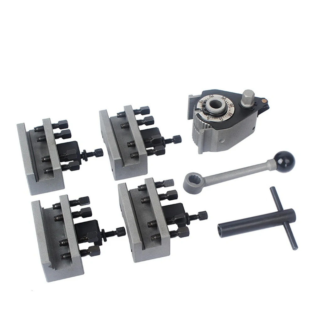 Machifit WM210V Quick Change Tool Post Set | 15x15mm Tool Rest for 120-220mm Swing - Image 3