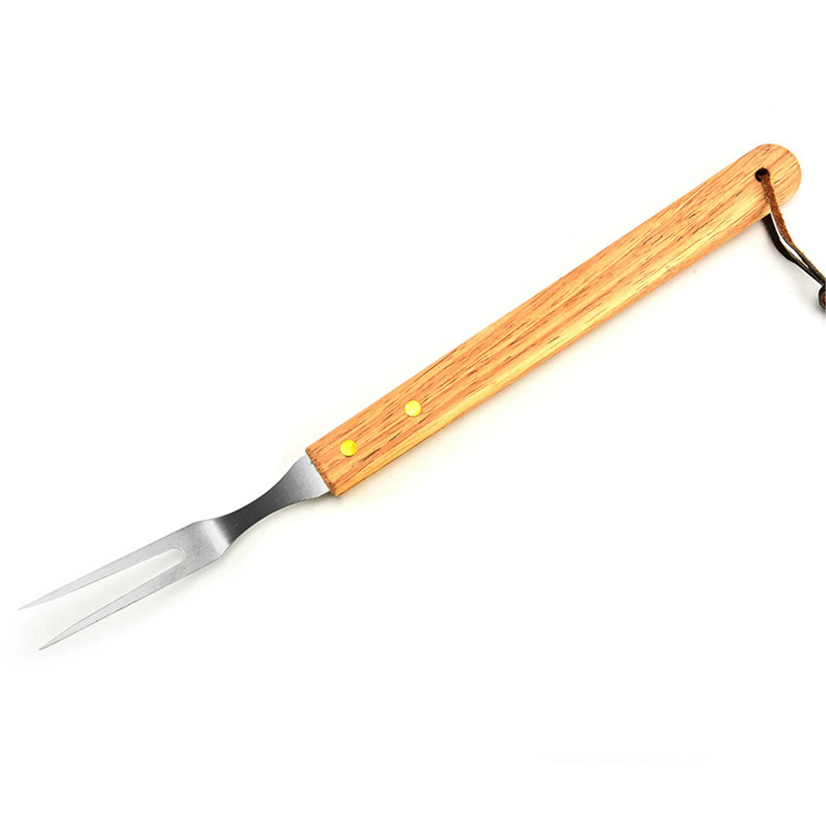 10Pcs BBQ Tools Set - Barbecue Grilling Utensil Kit with Scraper Fork Brush Clip - Image 3