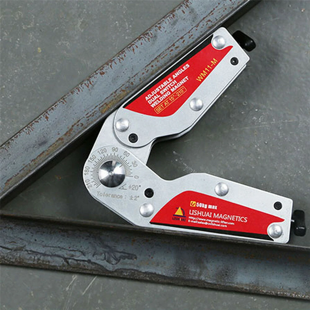 Adjustable Angle Welding Magnet - 15 to 210 Degrees - Magnetic Welding Tool - Image 5