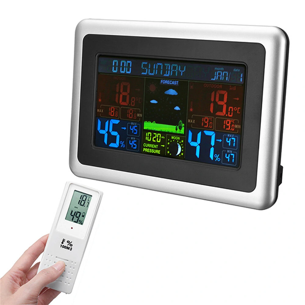 AcuRite Wireless Color Weather Station - Indoor/Outdoor Temp & Humidity, Forecast, Alarm - Image 3
