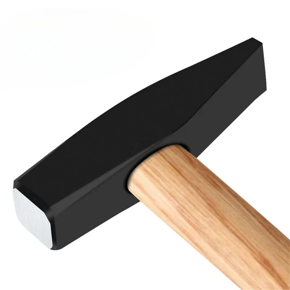 Woodworking Machinist Hammer - Carbon Steel Forging Tool with Wood Handle - Image 3