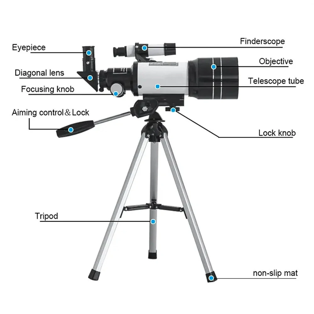 Eyebre F30070 Astronomical Telescope - High Magnification for Moon & Stars | Beginner - Image 4