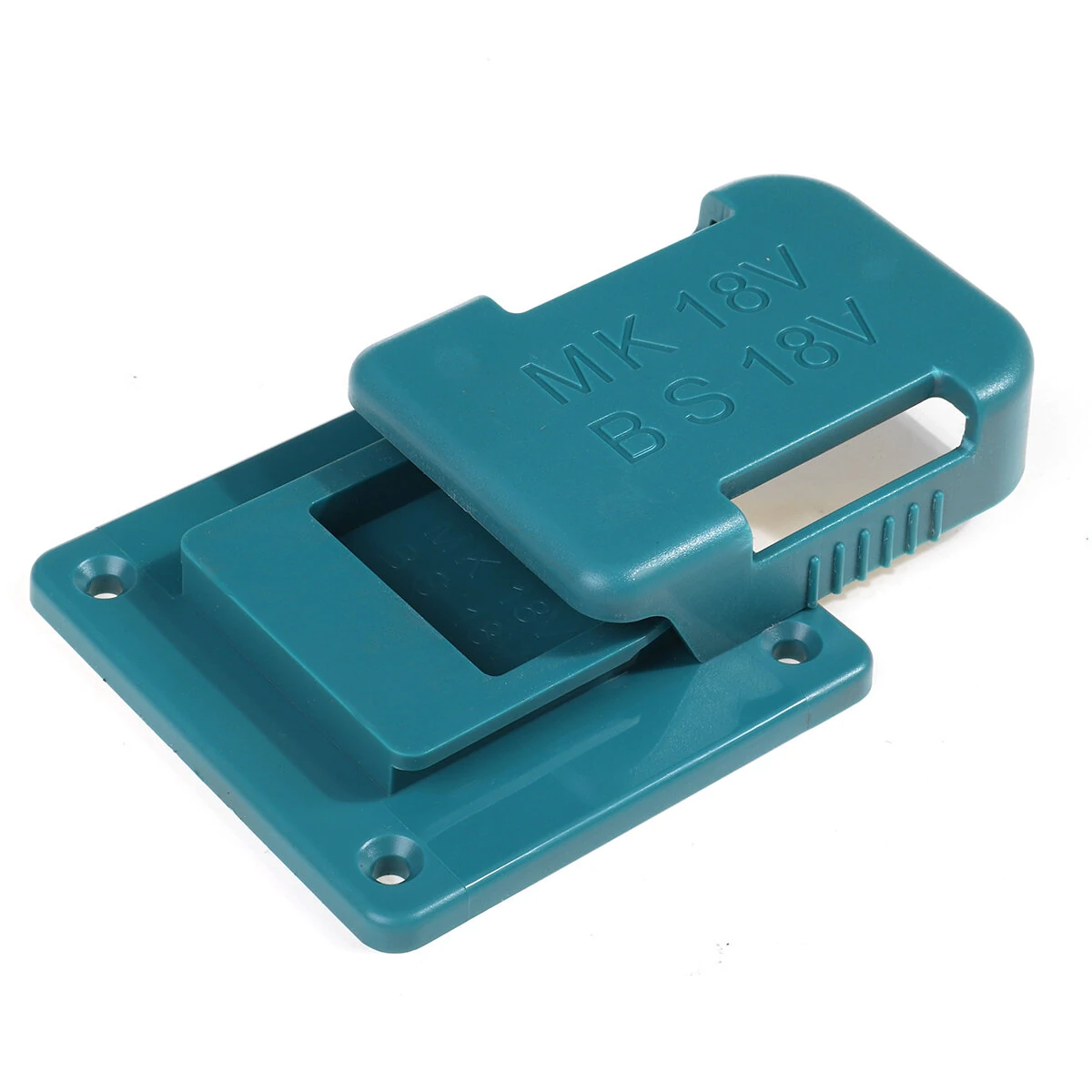 Makita Bosch 18V 14.4V Battery Holder - ABS Storage Rack Stand with Mounts - Image 3