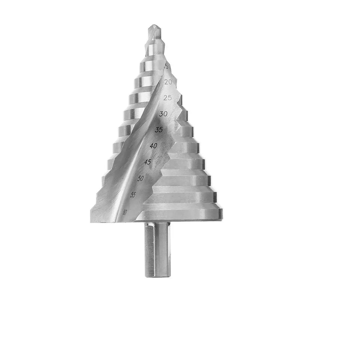 HSS 4341 Step Drill Bit - 6-60mm 12 Step Straight Flute | High Speed Steel - Image 2