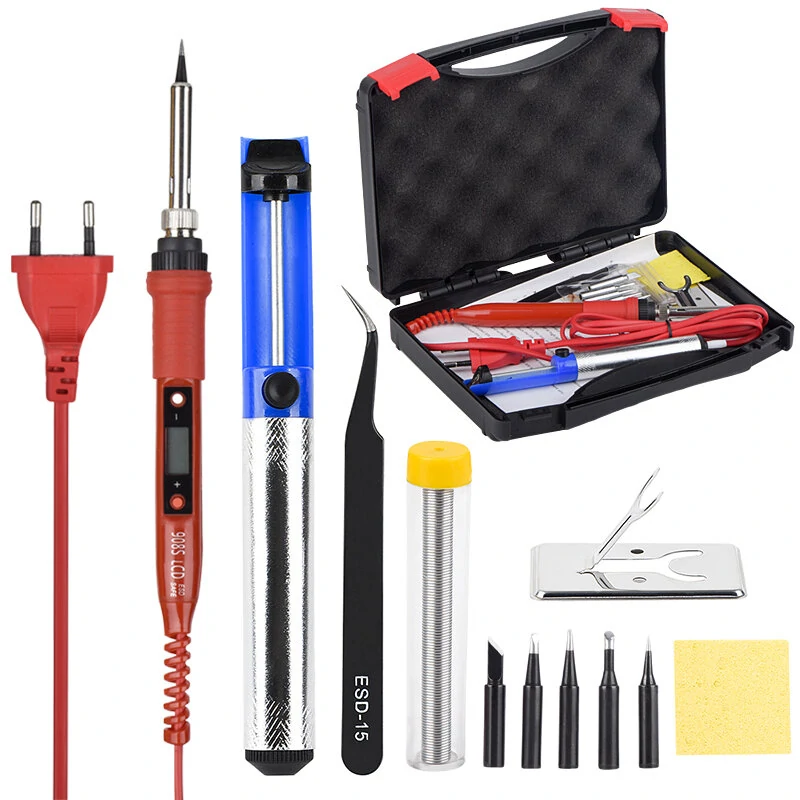 JCD 908S 80W Soldering Iron Kit - Adjustable Temp 180-500°C LCD | 110V/220V - Image 3
