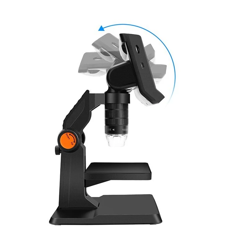 P110 Digital Microscope - 4.3 Inch 1080P Rotatable Screen | 1000X Magnification & 8 LED Lights - Image 3