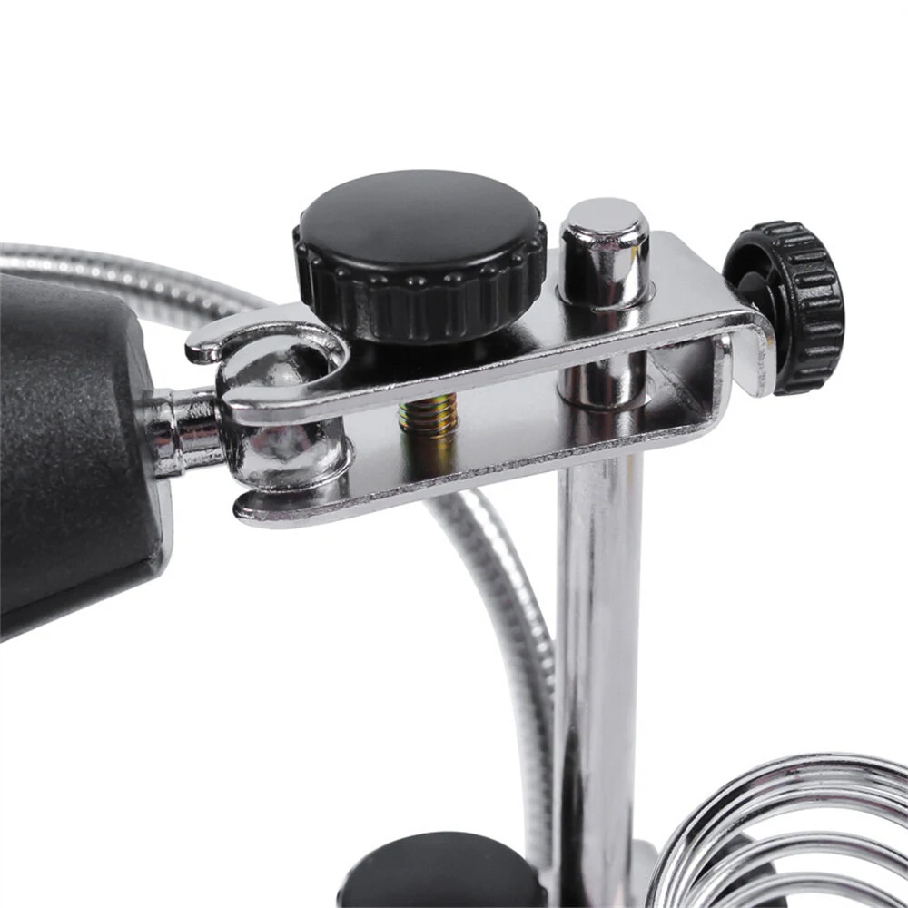 8X Adjustable Desktop Magnifier with 6 LED Lights | High Magnification Glass for Detail Work - Image 5