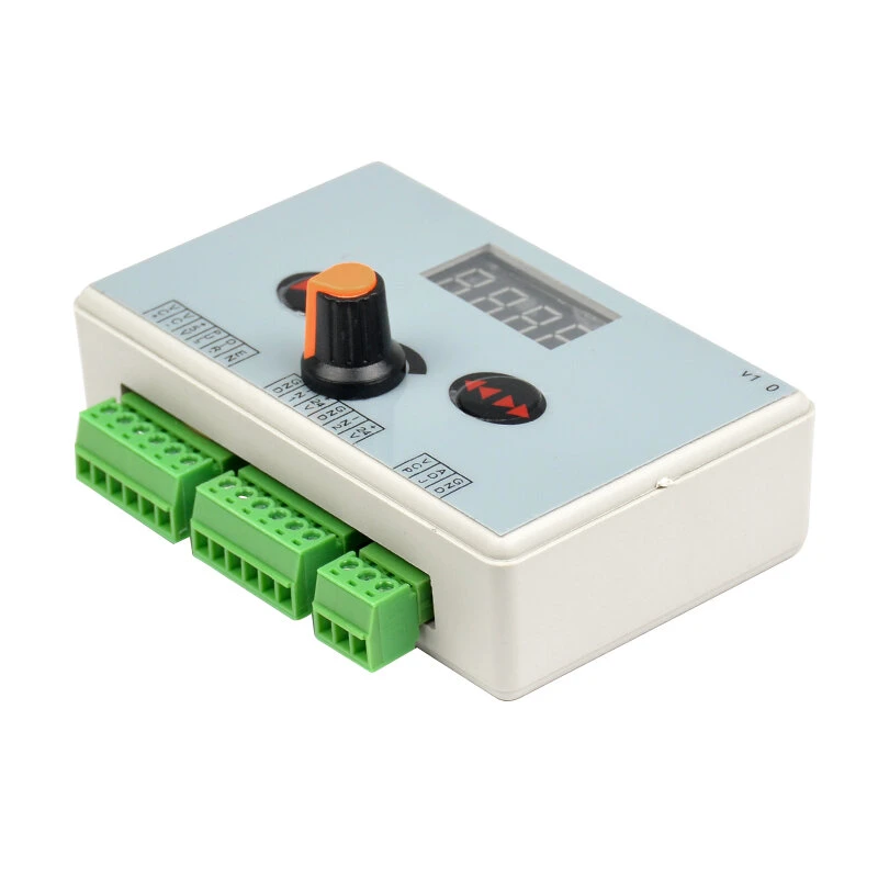 DC 12V/24V Stepper Motor Speed Controller - Reversible, LED Display | Pulse Signal Governor - Image 2