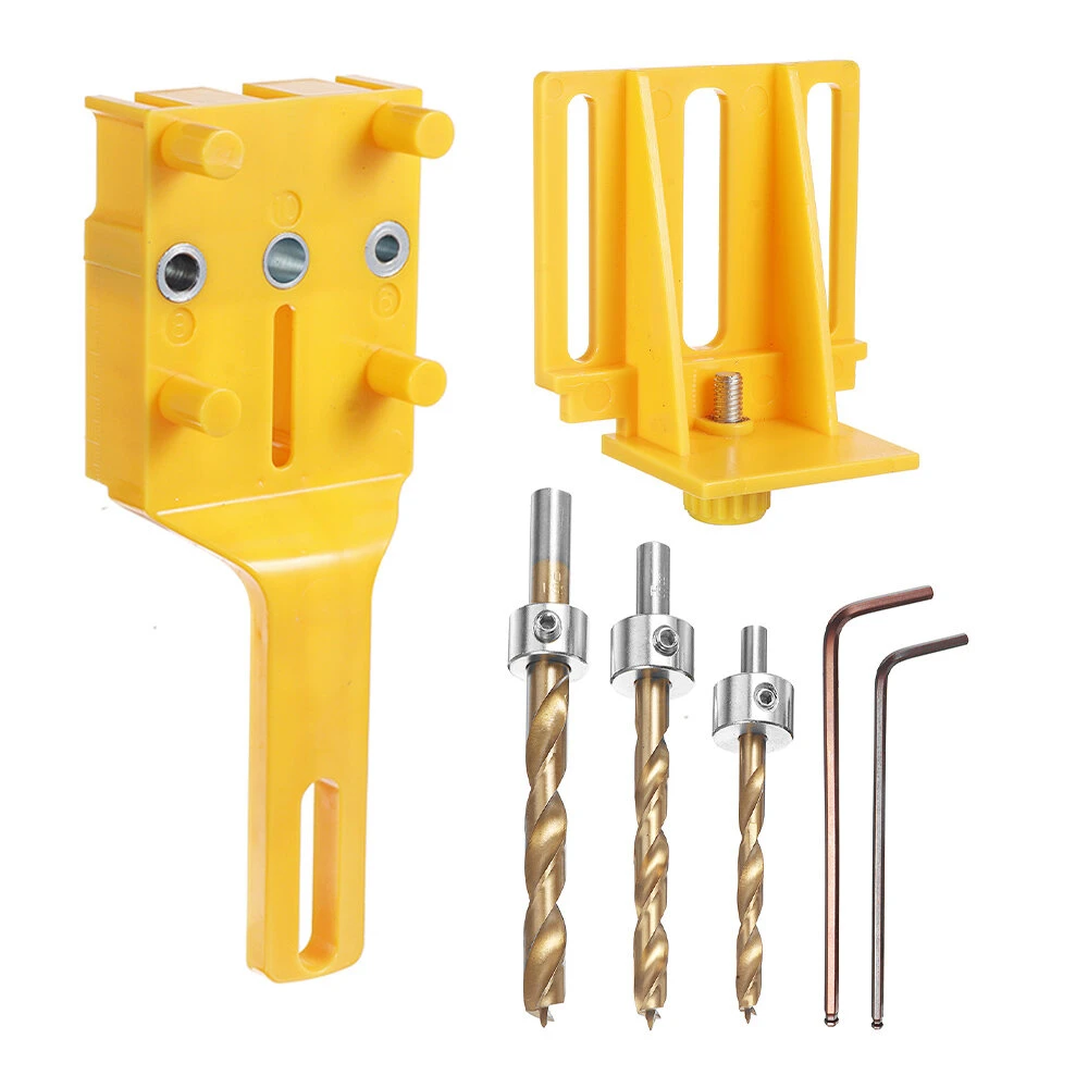 Kreg Pocket Hole Jig - 6mm, 8mm, 10mm Drill Guide for Vertical Plank Woodworking - Image 2