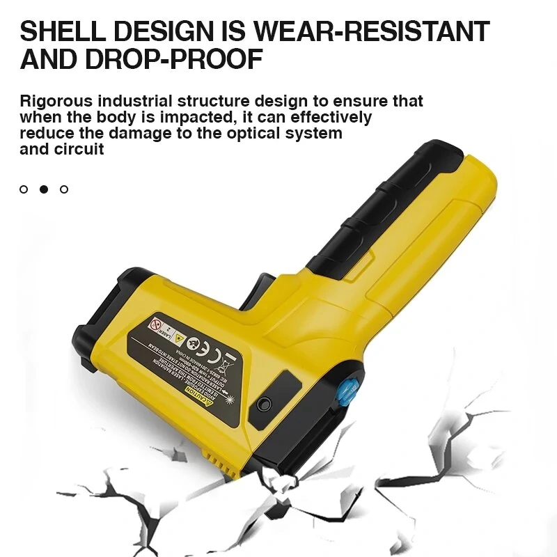 Infrared Thermometer - Non-Contact Laser Gun with LCD Color Display | -50~800°C Range - Image 5