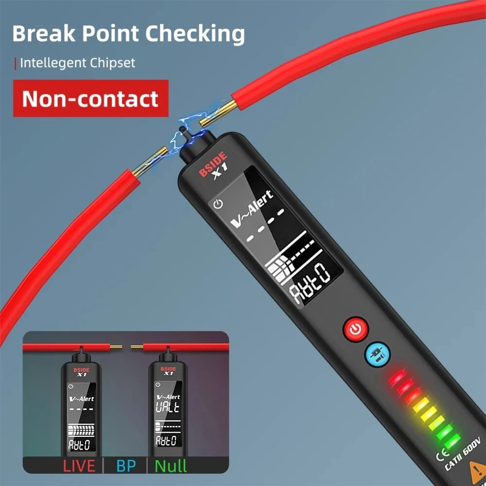 BSIDE X1 Smart NCV Multimeter - Dual Mode Voltage Tester Pen with Alarm - Image 5