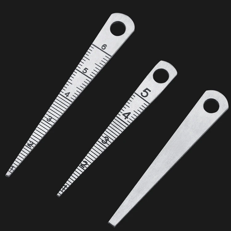 6pcs 0-7mm Taper Feeler Gauge | Wedge Hole Gauge & Aperture Scale Ruler - Image 4