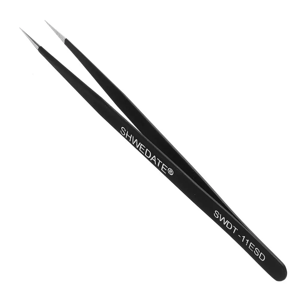 SWDT-11ESD Anti-Static Tweezer | Extra Fine Tips for PC & Phone Maintenance - Image 4