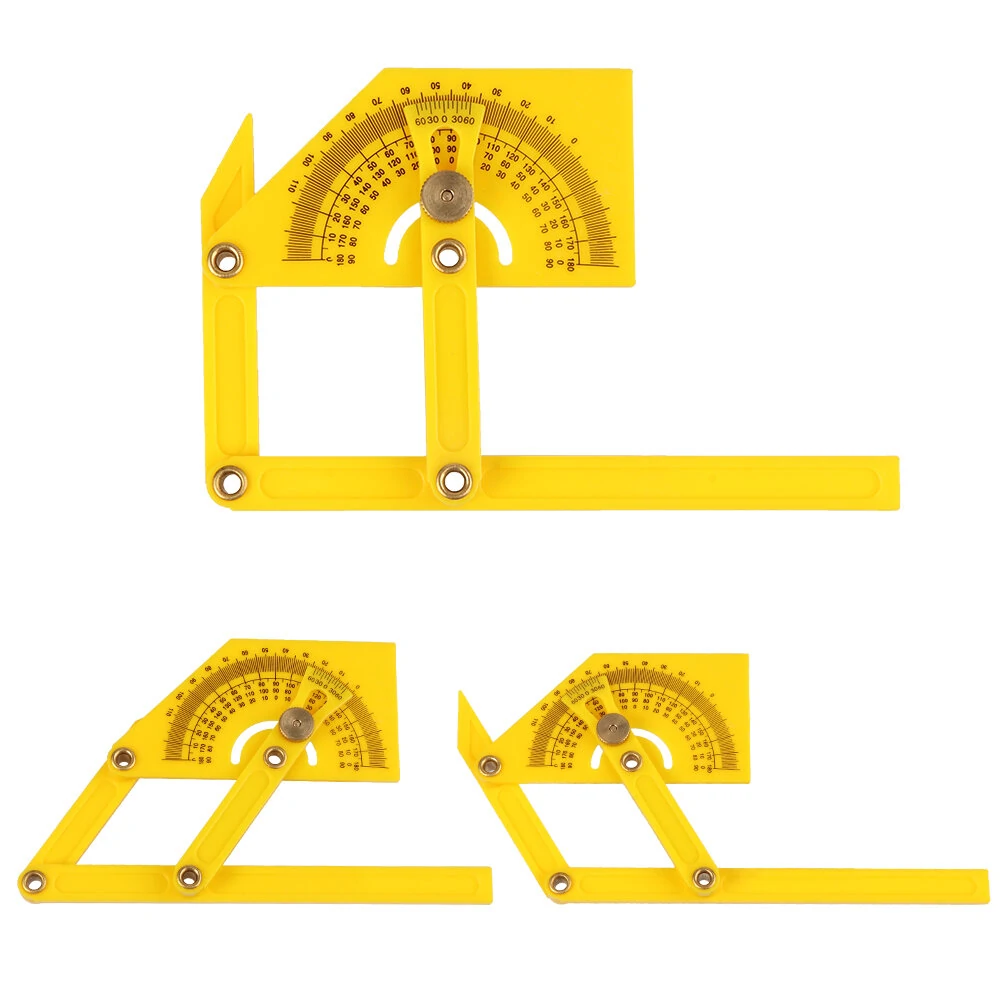 Goniometer Angle Finder Tool | Plastic Protractor & Miter Gauge Ruler - Image 2