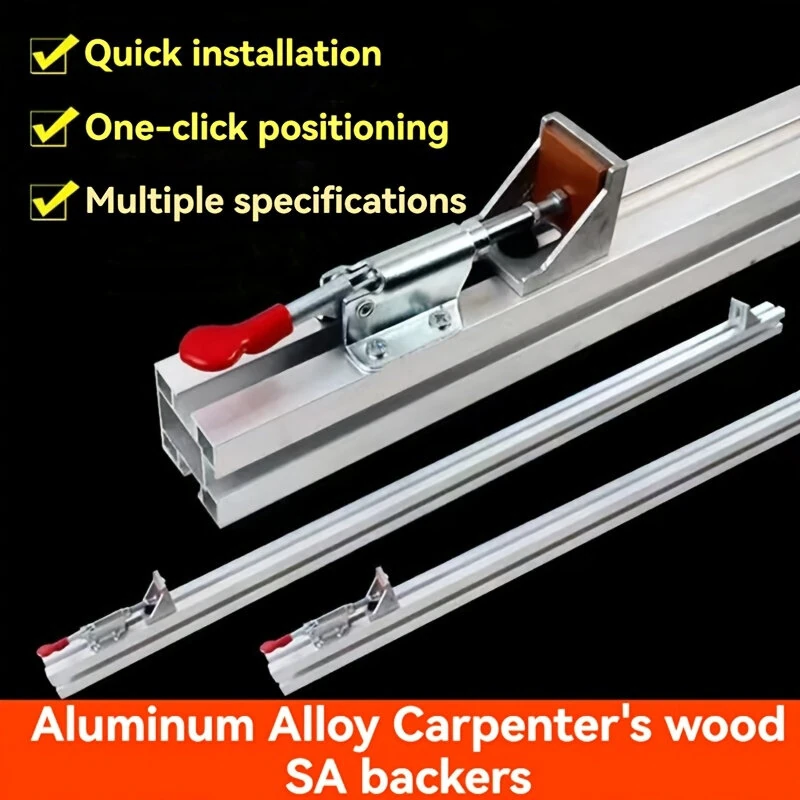 Aluminum Alloy Table Saw Fence & Board Clamp | Circular Saw Guide Ruler for Woodworking - Image 5
