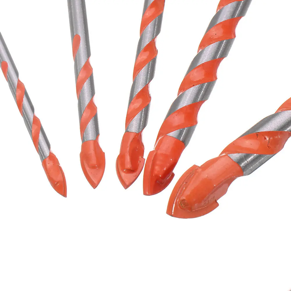 5Pcs Triangle Shank Drill Bit Set - 4/5/6/8/10mm for Ceramic Glass & Wall - Image 5