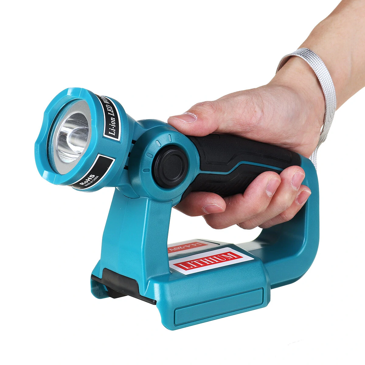 Makita DML812 18V LED Work Light - 3W Pistol Grip Flashlight | USB Construction Lighting - Image 5